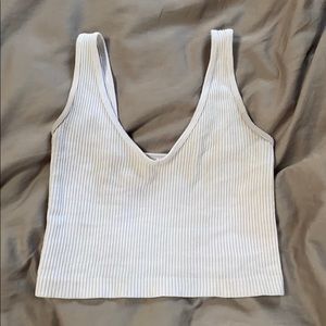 free people white tank top